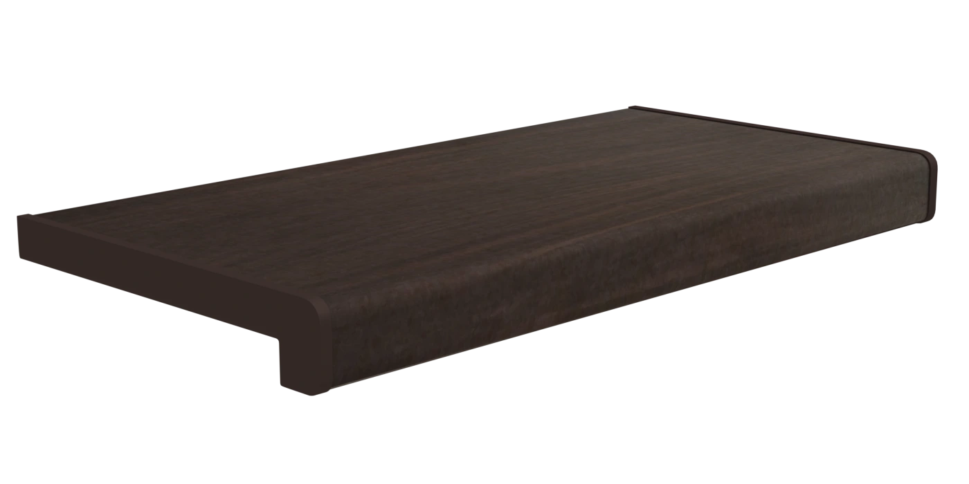 MASSIVE tmavý orech drevotrieskový parapet