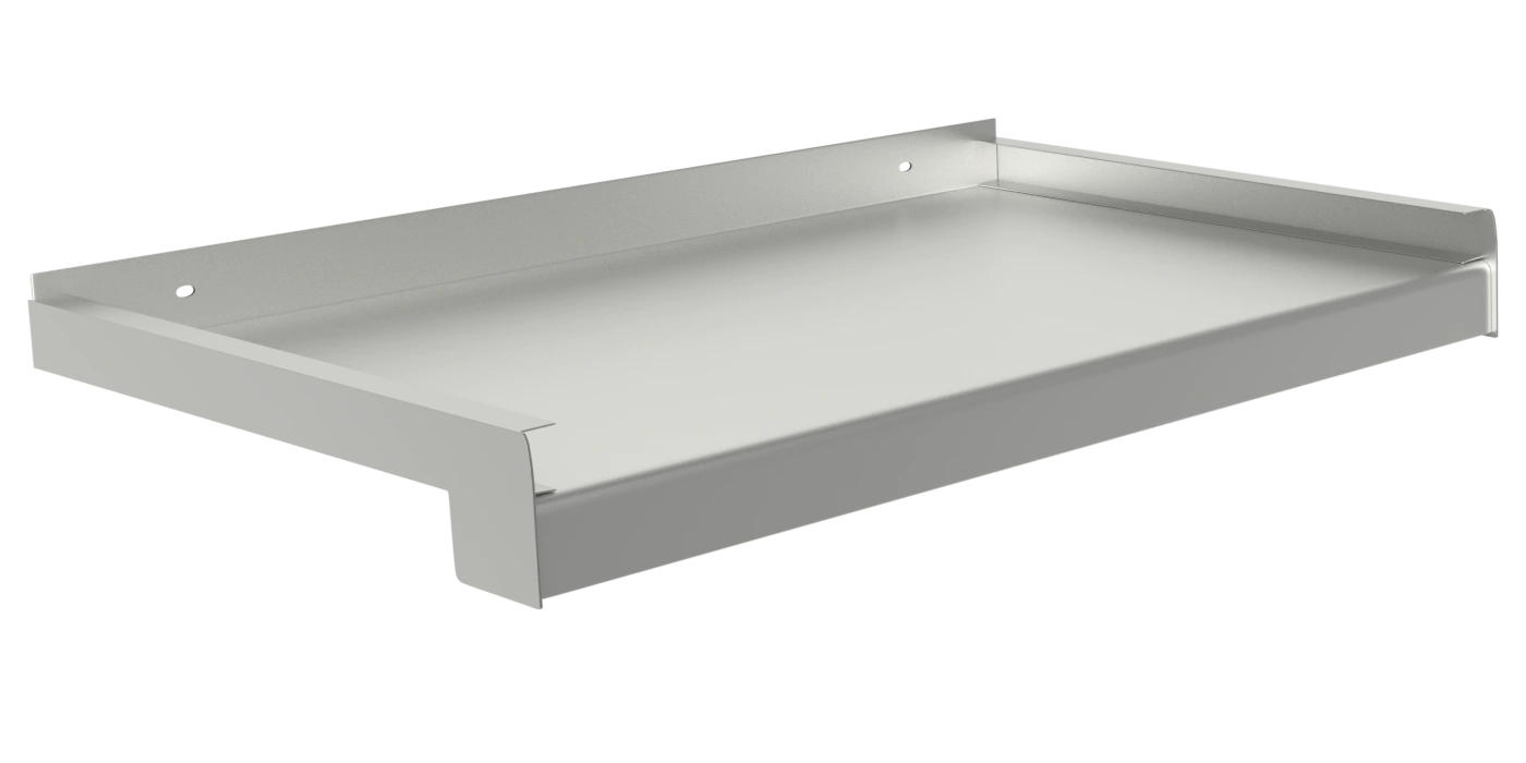 ROYAL elox strieborná C0 ťahaný hliníkový parapet