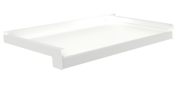 ROYAL biela RAL 9016 ťahaný hliníkový parapet
