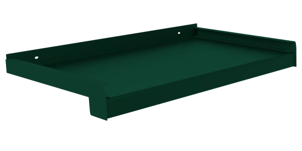ROYAL machovo zelená RAL6005M ťahaný hliníkový parapet